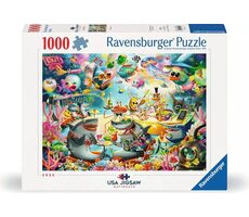 Ravensburger Puzzle: Krásny výhľad na oceán / 1000 dielikov / od 14 rokov