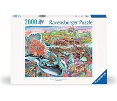 Ravensburger Puzzle: Príbehy z hlbín / 2000 dielikov / od 14 rokov