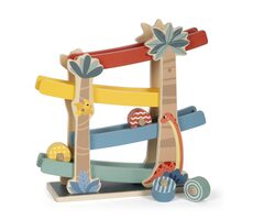 Small Foot Drevená dráha Dino / od 18 mesiacov