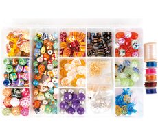 Small Foot Set sklenených a keramických šperkov v boxe / od 5 rokov