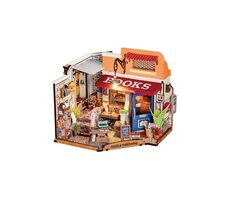 Robotime Miniatúra domčeka Kníhkupectvo na rohu