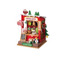 Robotime Miniatúra domčeka Stánok s kakaom