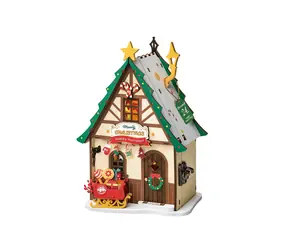 Robotime Miniatúra domčeka Svietiaci vianočný dom