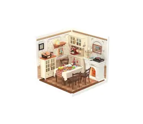 Robotime Miniatúra domčeka Útulná jedáleň