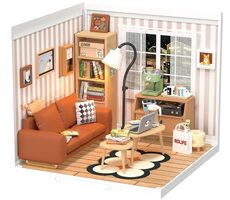Robotime miniatúra domčeka Útulná obývacia izba