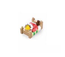 Sluban Builder M38-B1221E Garfield v posteli