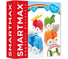 SMARTMAX Magnetická stavebnica Moje prvé vozidlá 13 dielikov