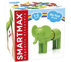 SMARTMAX Magnetická stavebnica Moje prvé zvieratká: Slon 3 dílky