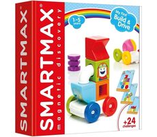 SMARTMAX Magnetická stavebnica Moji prvé Build & Drive 10 dielikov