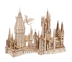 Ugears 3D drevené mechanické puzzle Hrad Rokfort, Harry Potter