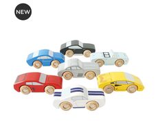 Le Toy Van Set drevených športových autíčok / od 2 rokov