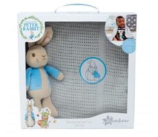 Rainbow Zajačik Peter darčeková sada s dečkou / 0+