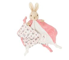 Rainbow Plyšový muchláčik králiček Flopsy ružový / 0+