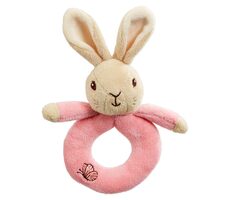 Rainbow Hrkálka krúžok králiček Petr & Flopsy 1 ks ružová / 0+