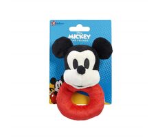 Rainbow Plyšová hrkálka Mickey Mouse / 0+