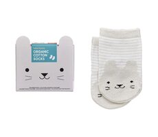   Petit Collage bio bavlnené ponožky Králiček / 0+