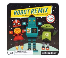 Petit Collage Magnetická hra Roboti / od 3 rokov