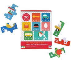 Petit Collage Moje prvé hláskovanie puzzle s predmetmi / od 2 rokov