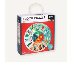 Petit Collage Podlahové puzzle Ročné obdobie / od 3 rokov