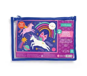 Mudpuppy Puzlle Jednorožec Magic + taštička / 12 dielikov / od 2 rokov