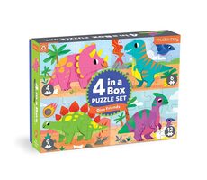 Mudpuppy Puzzle Dinosaury sada 4 v 1 / od 2 rokov 