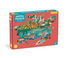 Mudpuppy Puzzle Mokrade v tvare korytnačky / 300 dielikov / od 7 rokov 