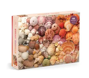 Galison Puzzle Žiarivé mušle 1000 dielikov