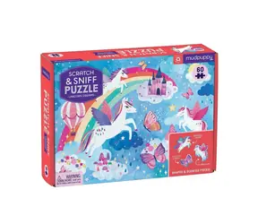 Mudpuppy Puzzle Sny jednorožcov s vôňou / 60 dielikov / od 4 rokov