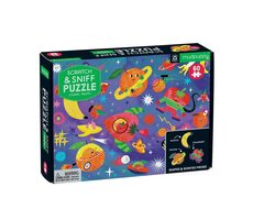 Mudpuppy Puzzle Vesmírne ovocie s vôňou / 60 dielikov / od 4 rokov