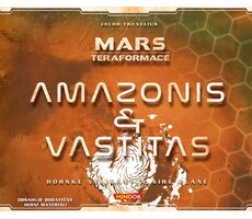 Mindok Mars: Teraformácia - Amazonis & Vastitas - rozšírenie 9 / dĺžka hry: 120 minút / počet hráčov: 2-5 / od 14 rokov