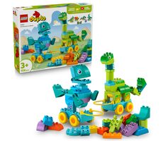 LEGO® DUPLO® 10451 Dinosaury na kolieskach 3 v 1 / Počet dielikov: 108 / od 3 rokov
