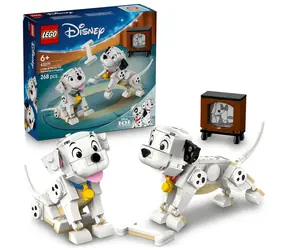 LEGO® Disney™ 43271 Šteniatka Štítko a Penny z filmu 101 dalmatíncov / Počet dielikov: 268 / od 6 rokov