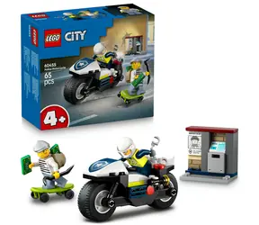 LEGO® City 60455 Naháňačka na policajnej motorke / Počet dielikov: 65 / od 4 rokov