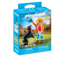 Playmobil® My Life 71738 Žena s bernským salašníckym psom / Počet dielikov: 5 / od 4 rokov