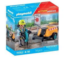 Playmobil® Action Heroes 71752 Stavebný robotník so zbíjačkou