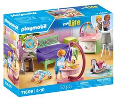 Playmobil® My Life 71609 Spálňa s detským kútikom / Počet dielikov: 50 / od 4 rokov 