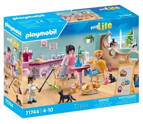 Playmobil® My Life 71744 Mačacia kaviareň / Počet dielikov: 72 / od 4 rokov