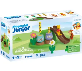 Playmobil® Junior & Disney 71694 Včelia záhrada Macka Pú a Tigríka / Počet dielikov: 10 / od 1 roka