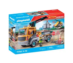 Playmobil® City Action 71750 Nákladné auto so žeriavom / Počet dielikov: 55 / od 4 rokov