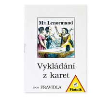 Piatnik Vykladanie Lenormand / Pravidlá / od 14 rokov