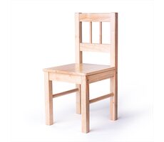 Bigjigs Toys Drevená stolička prírodná / od 3 rokov