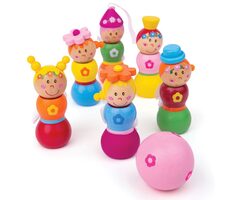 Bigjigs Toys Drevené kolky Víly / od 3 rokov 