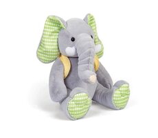 Bigjigs Toys Plyšový slon 26 cm / od 0 rokov