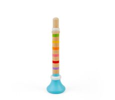 Bigjigs Toys Trumpetka 1 ks modrá / od 18 mesiacov