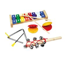 Bino Hudobný set s trianglem / 8 dielov / od 3 rokov