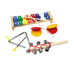 Bino Hudobný set s trianglem / 8 dielov / od 3 rokov