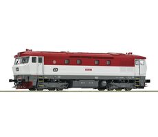 Roco 7300054 Dieselová lokomotíva 749 218-4 ČD Bardotka / mierka H0 (1:87) / dĺžka 190mm / rádius 358mm / od 14 rokov