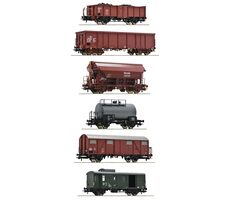 Roco 76030 Sada 6 ks nákladných vagónov DR IV / Mierka: H0 (1:87) / 15 rokov 
