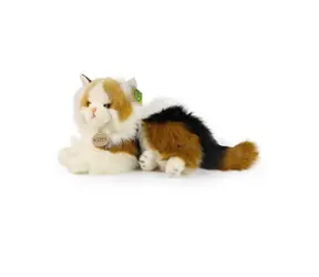 Rappa Plyšová mačka calico trojfarebná 30 cm / ECO-FRIENDLY / od 0 rokov