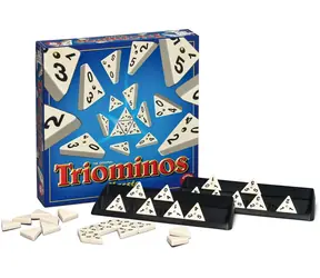 Piatnik Triominos / Logická hra / Dĺžka hry: 20-40 minút / Počet hráčov: 1-4 / od 6 rokov